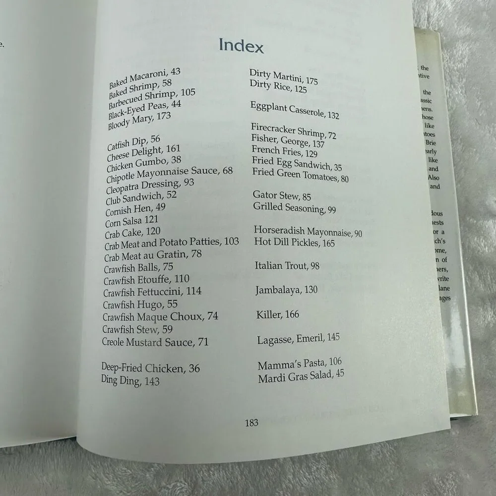 Uglesich's‎ Restaurant Cookbook By John Uglesichs Hardcover Recipe Book